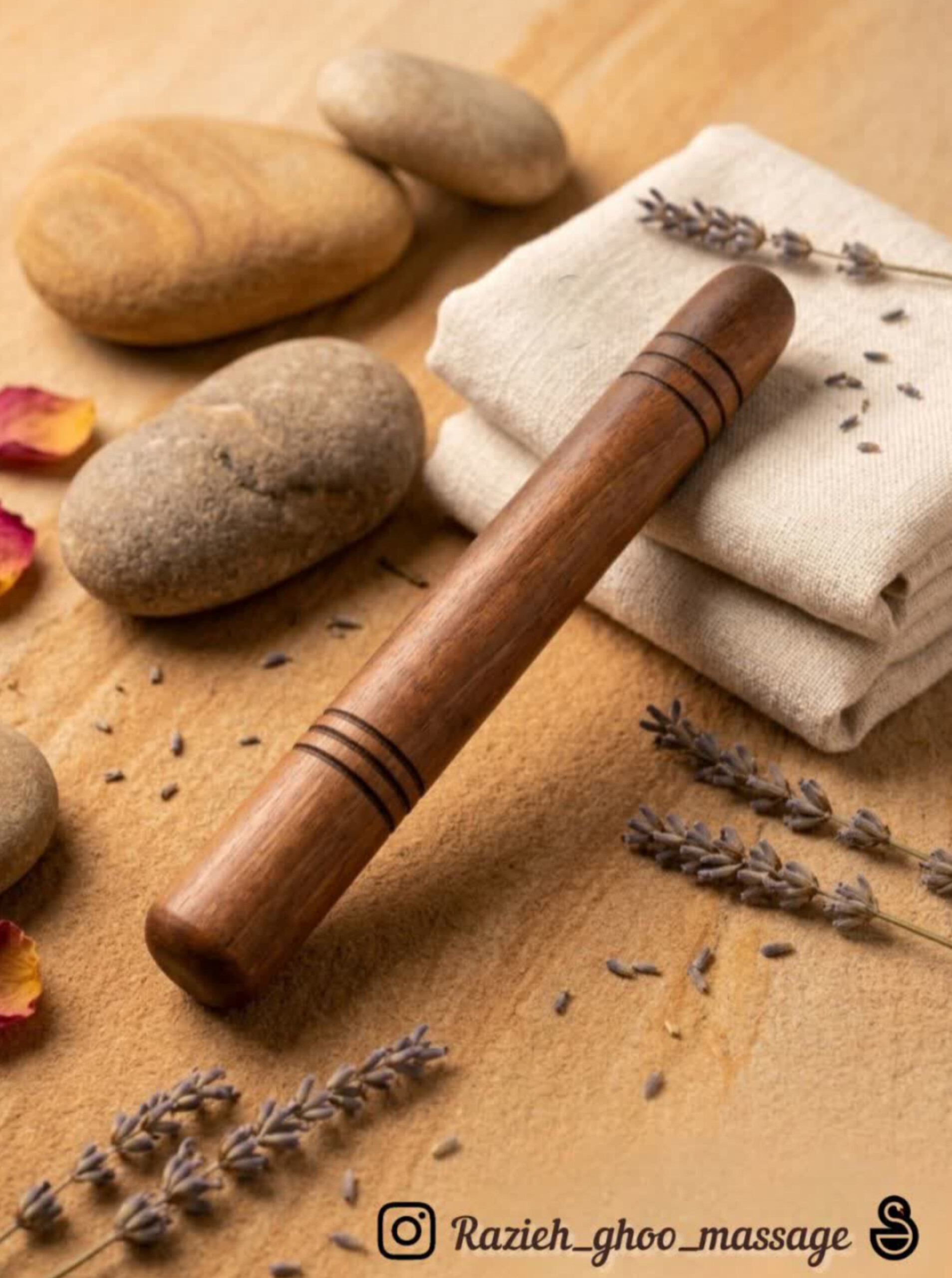 ماساژور دستی چوبی مدل قلمی